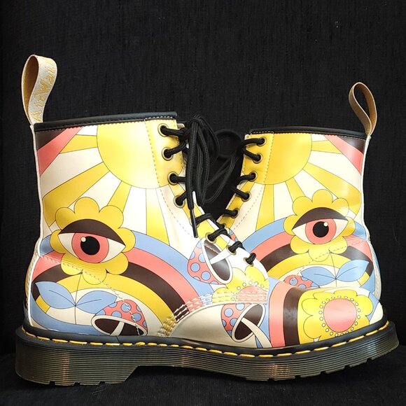 Dr. Martens, Vegan 1460 Retro Kemble Lace Up Boots - Unisex - Picture 6 of 11